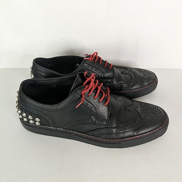 Creative Recreation X Barney's ZERILLI Black Wingtip Sneaker Will.I.Am Size 10 - Picture 2 of 10